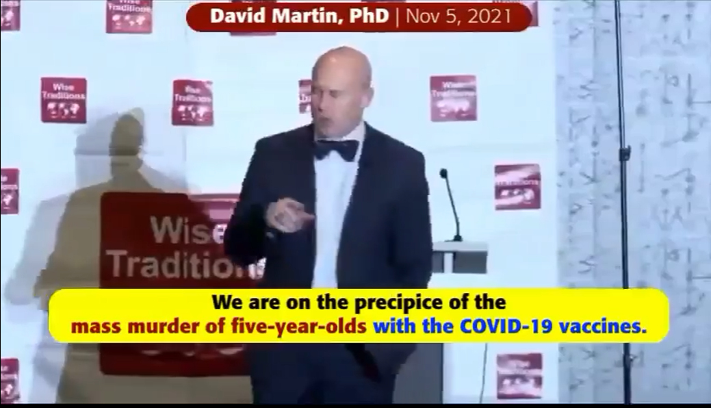 Children are being murdered says Doctor David Martin